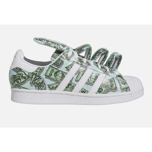 adidas gazelle silver green womens Collectible Gold Leather Adidas Jeremy Scott Wings Sneakers Shoes ( Si –  Japonista main image 0